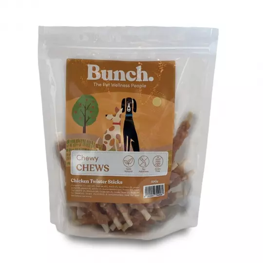 Chicken Twister Sticks Kaustange mit Rind und Hähnchenfleisch500gr