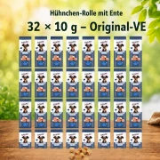 32x 10g Dokas Hühnchen-Rolle mit Ente - 0,61€/Packung