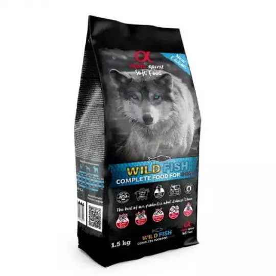 alpha spirit Dog Complete Food Wild Fish 1,5kg