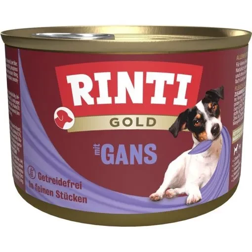 12x 185 gr Rinti Dose Gold mit Gans 12x 185 gr Rinti Dose Gold mit Gans