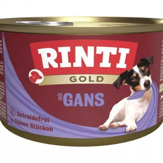 12x 185 gr Rinti Dose Gold mit Gans