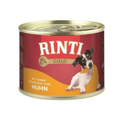 12x 185 gr Rinti Dose Gold mit Huhn
