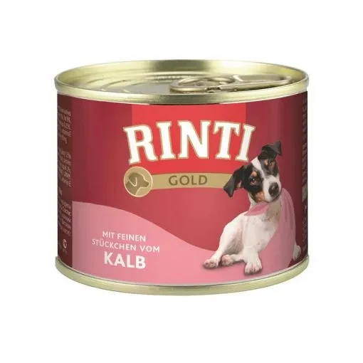 12x 185 gr Rinti Dose Gold mit Kalb