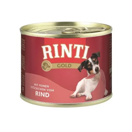 12x 185 gr Rinti Dose Gold mit Rind 12x 185 gr Rinti Dose Gold mit Rind