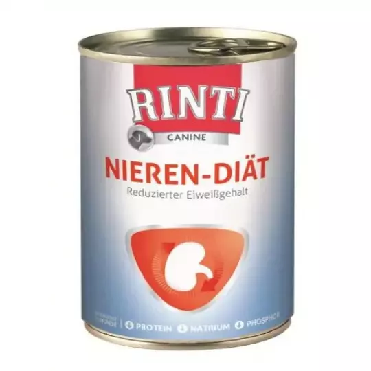 12x 400 gr Rinti Canine Nieren-Diät mit Huhn