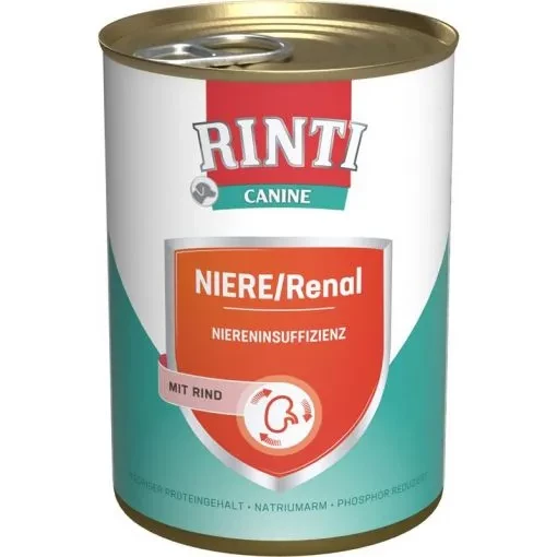 12x 400 gr Rinti Dose Canine Niere/Renal mit Rind 12x 400 gr Rinti Dose Canine Niere/Renal mit Rind
