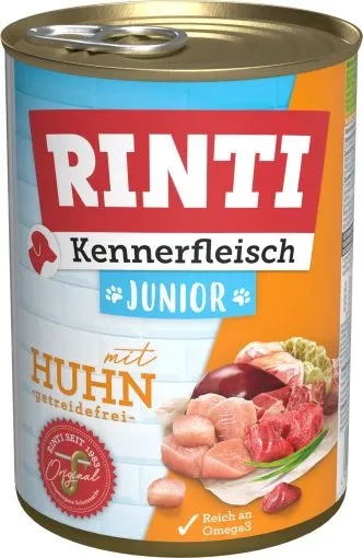 12x 400 gr Rinti Dose Kennerfleisch Junior Huhn 12x 400 gr Rinti Dose Kennerfleisch Junior Huhn