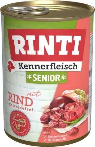 12x 400 gr Rinti Dose Kennerfleisch Senior Rind 12x 400 gr Rinti Dose Kennerfleisch Senior Rind