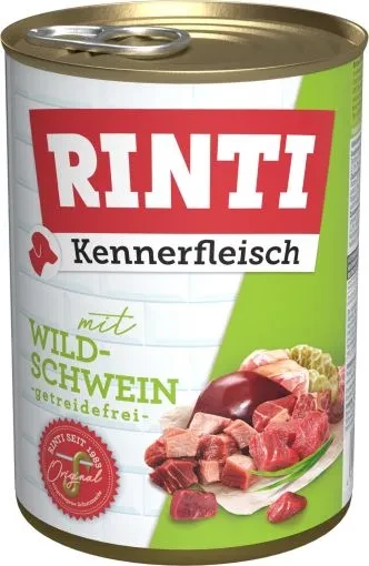 12x 400 gr Rinti Dose Kennerfleisch Wildschwein