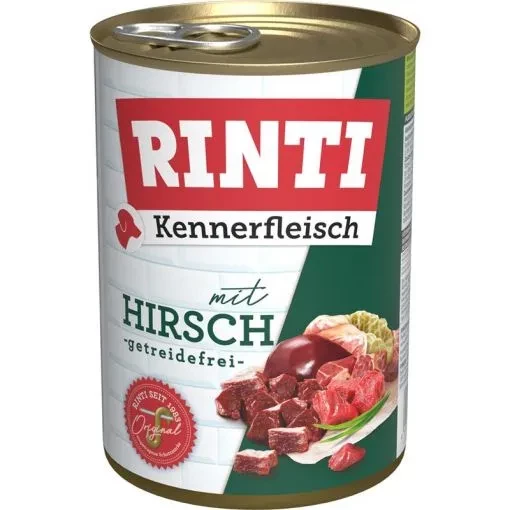 12x 400 gr Rinti Dose Kennerfleisch Hirsch 12x 400 gr Rinti Dose Kennerfleisch Hirsch