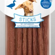 12x 60g Dokas Sticks mit Entenbrust, Entenherz und Entenleber - 1,65€/Packung