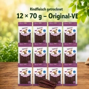 12x 70g Dokas Rindfleisch getrocknet - 2,24€/Packung