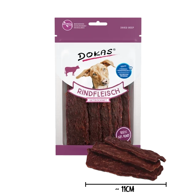12x 70g Dokas Rindfleisch getrocknet - 2,24€/Packung