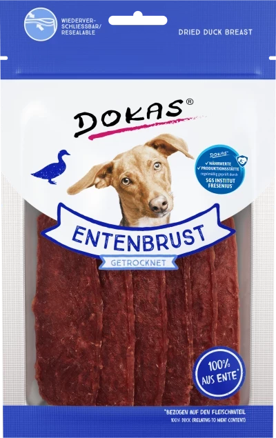 12x 70g Dokas Entenbrust getrocknet - 1,88€/Packung