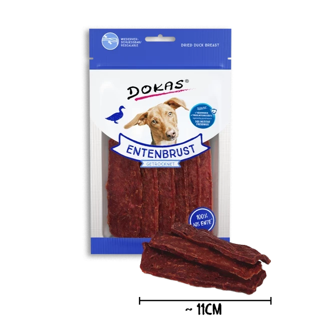 12x 70g Dokas Entenbrust getrocknet - 1,88€/Packung