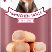 32x 10g Dokas Hühnchen-Rolle mit Rind - 0,65€/Packung