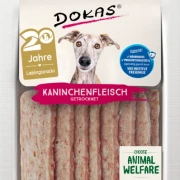 12x 70g Dokas Kaninchenfleisch getrocknet - 2,24e/Packung