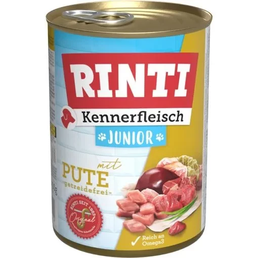 12x 400 gr Rinti Dose Kennerfleisch Junior Pute