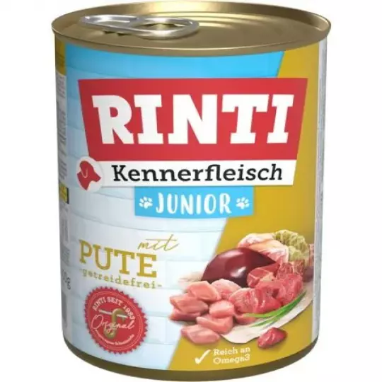12x 400 gr Rinti Dose Kennerfleisch Junior Pute