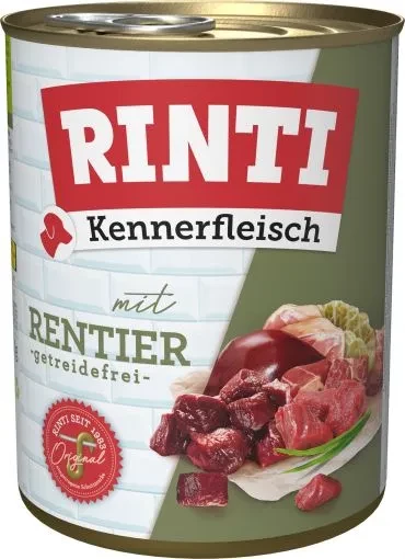 12x 800 gr Rinti Dose Kennerfleisch Rentier 12x 800 gr Rinti Dose Kennerfleisch Rentier