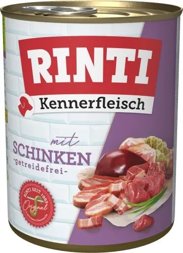 12x 800 gr Rinti Dose Kennerfleisch Schinken
