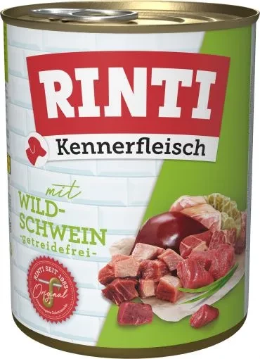 12x 800 gr Rinti Dose Kennerfleisch Wildschwein
