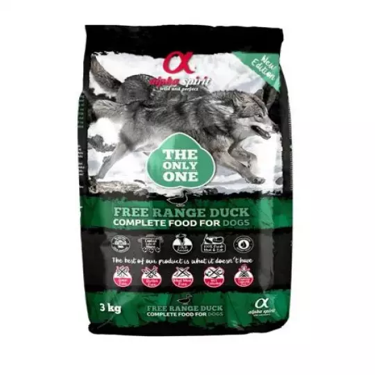 alpha spirit Dog The Only One Freiland-Ente 3 kg
