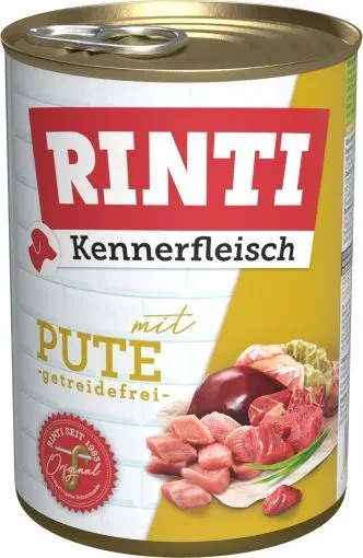 24x 400 gr Rinti Dose Kennerfleisch Pute 24x 400 gr Rinti Dose Kennerfleisch Pute