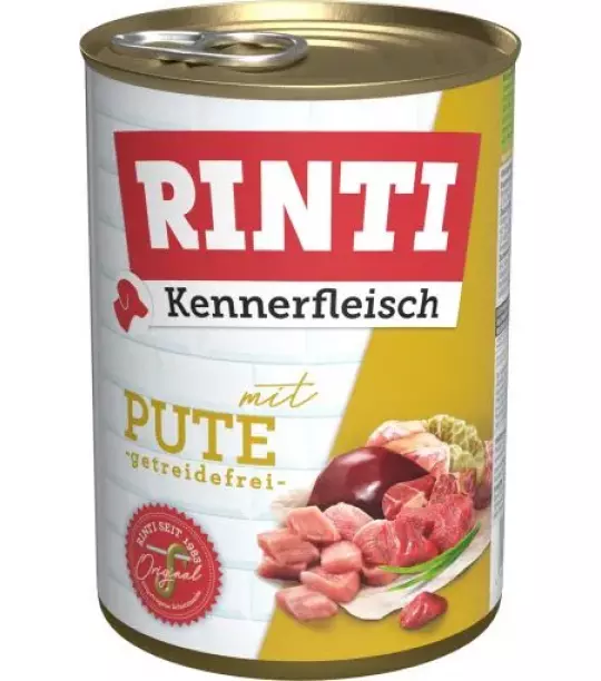 24x 400 gr Rinti Dose Kennerfleisch Pute