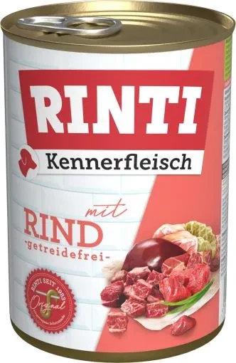 24x 400 gr Rinti Dose Kennerfleisch Rind
