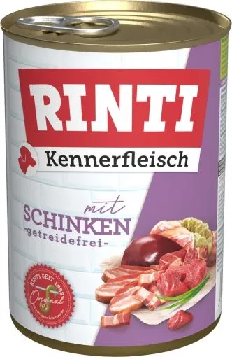24x 400 gr Rinti Dose Kennerfleisch Schinken