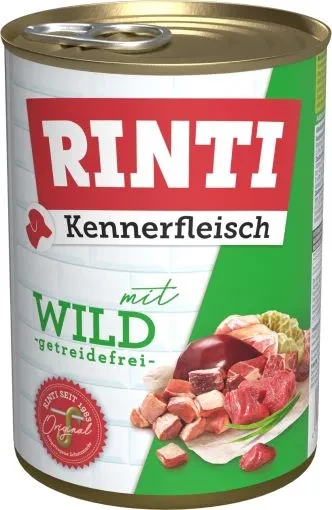 24x 400 gr Rinti Dose Kennerfleisch Wild 24x 400 gr Rinti Dose Kennerfleisch Wild
