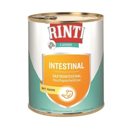 6x 800 gr Rinti Dose Canine Intestinal mit Huhn