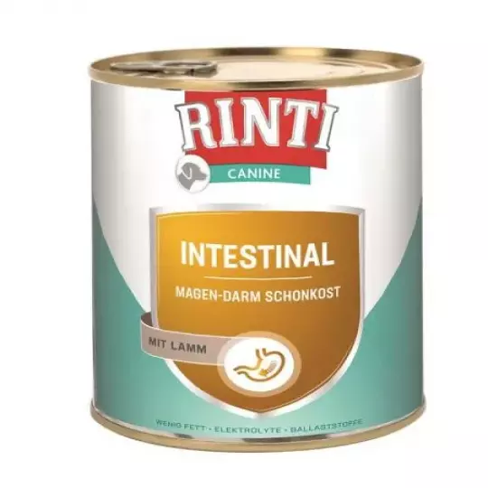 6x 800 gr Rinti Dose Canine Intestinal mit Lamm