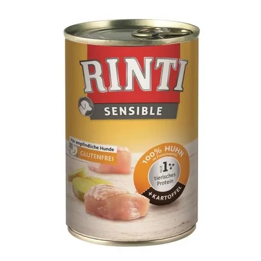 12x 400 gr Rinti Dose Sensible Huhn & Kartoffel 12x 400 gr Rinti Dose Sensible Huhn & Kartoffel