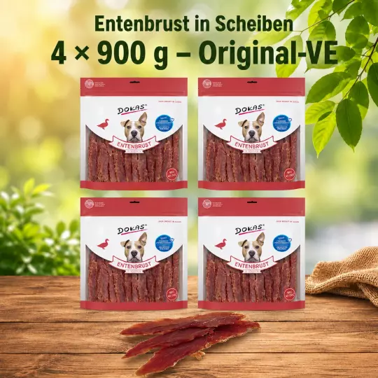 4x 900g Entenbrust in Scheiben - 16,90€/Packung