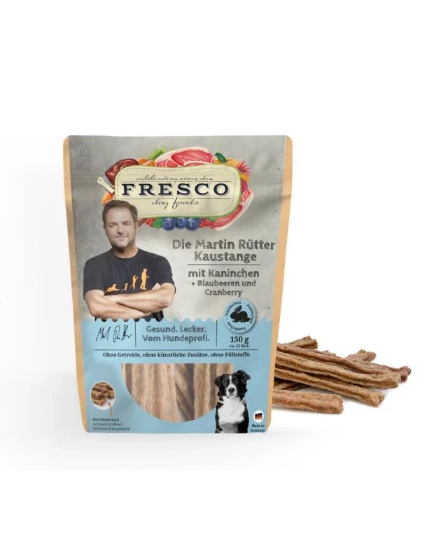 Fresco Martin Rütter Kaustange mit Kaninchen, Blaubeeren und Cranberry 150g