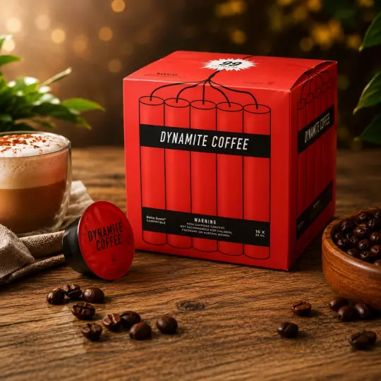 Dynamite Coffee 16 Kapseln für Dolce Gusto