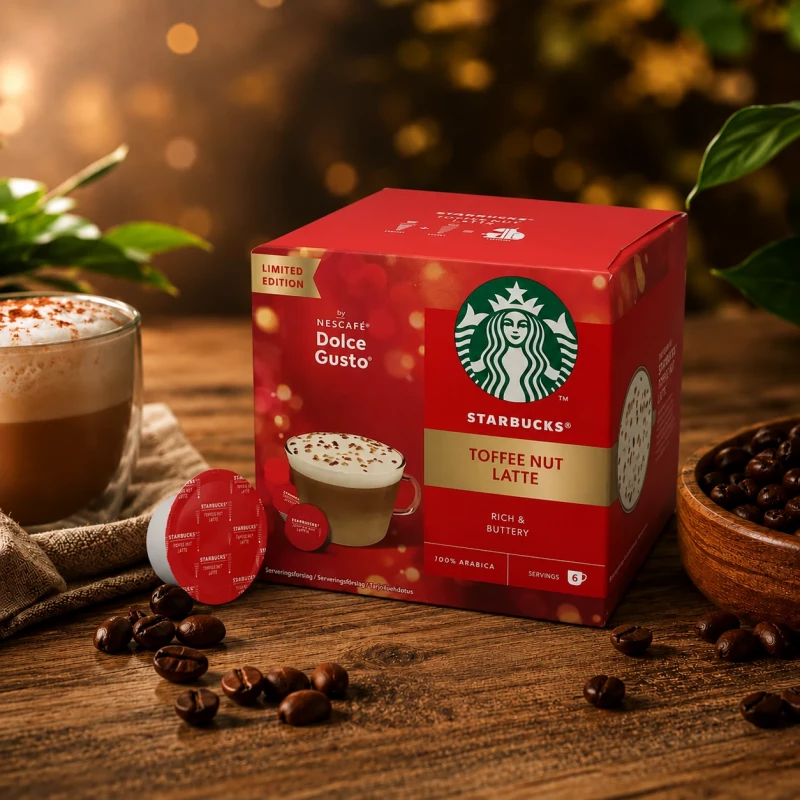 Starbucks Toffee Nut Latte 12 Kapseln für Dolce Gusto