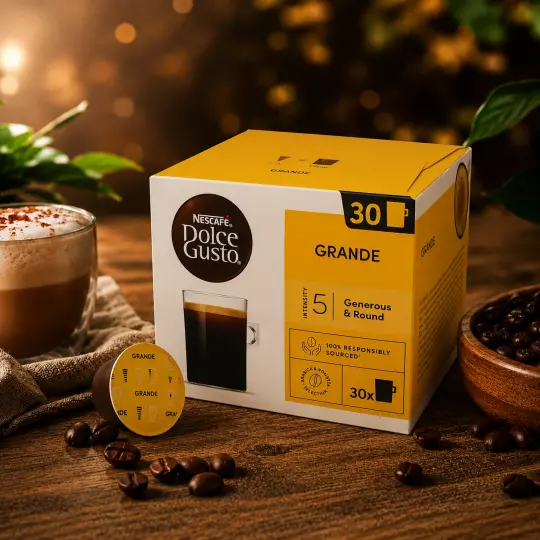 Nescafé Grande 30 Kapseln für Nescafé Dolce Gusto