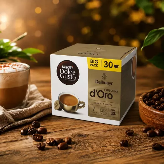 Dallmayr Crema d'Oro 30 Kapseln für Nescafé Dolce Gusto