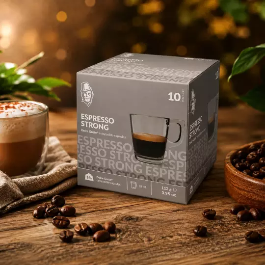 Espresso Strong - Alltagskaffee 16 Kapseln für Dolce Gusto