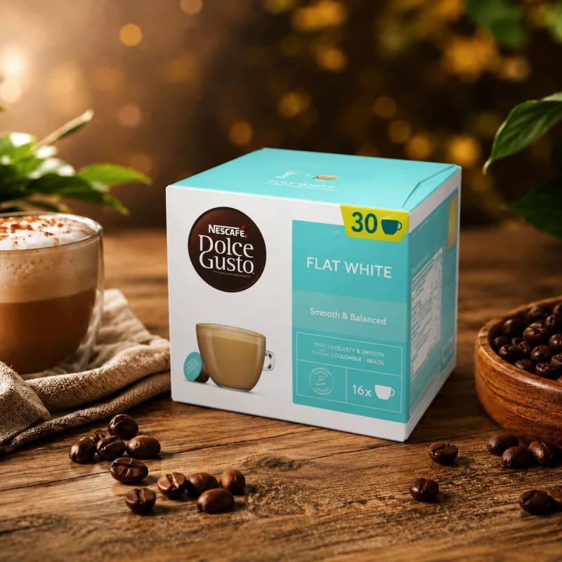 Nescafé Flat White 30 Kapseln für Dolce Gusto