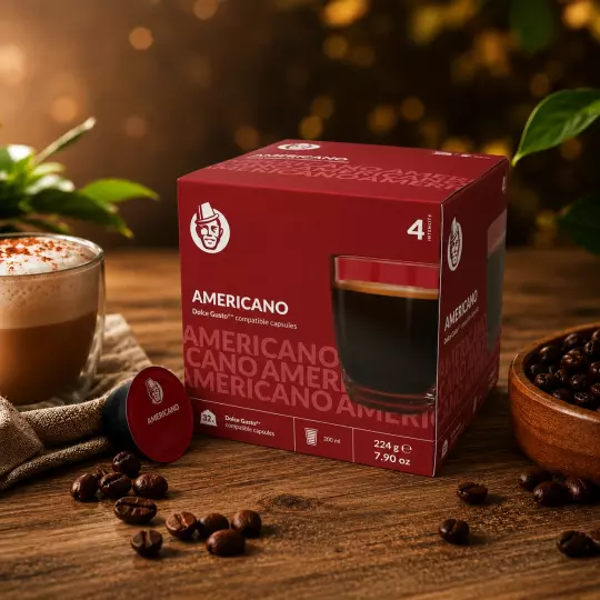 Americano - Alltagskaffee 32 Kapseln für Dolce Gusto