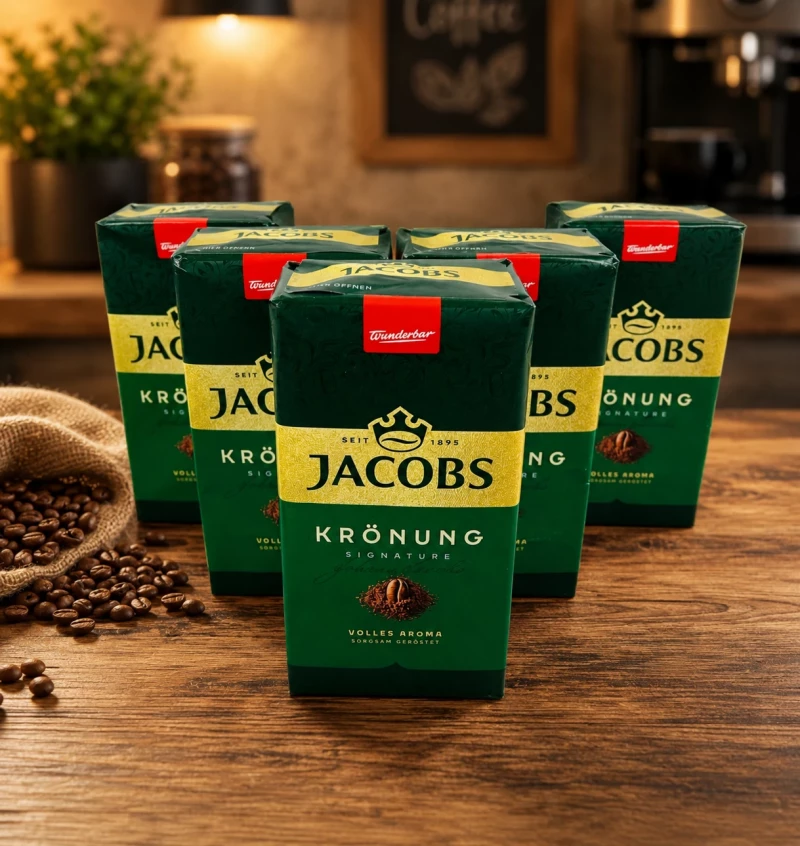 5x 500g Jacobs Krönung Gemahlen - Volles Aroma