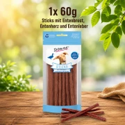 1x 60g Dokas Sticks mit Entenbrust, Entenherz und Entenleber