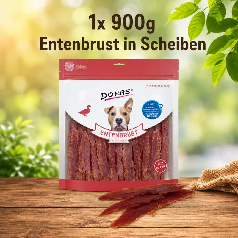 1x 900g Entenbrust in Scheiben