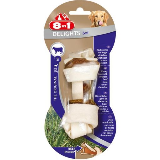 2x 8in1 Delights Kauknochen Beef S