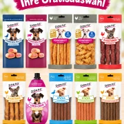 6x 105 gr Dokas Sticks mit Hagebutte