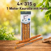 4x 315 gr 1 Meter Kaurolle mit Huhn